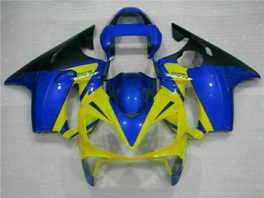 Amarelo Azul Carenagem Moto Honda CBR 600 F4i 2001-2003