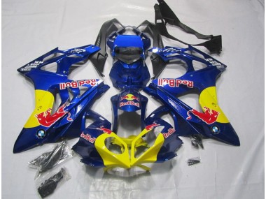Amarelo Azul RedBull Carenagem Moto BMW S1000RR 2009-2014