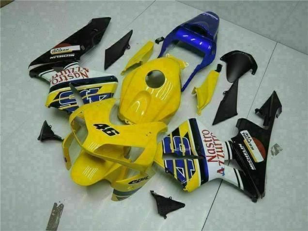 Amarelo Carenagem Moto Honda CBR 600RR 2003-2004 Amarelo Carenagem Moto Honda CBR 600RR 2003-2004
