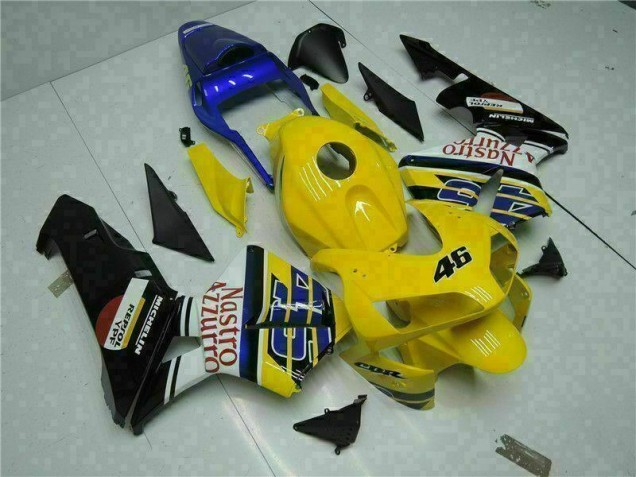 Amarelo Carenagem Moto Honda CBR 600RR 2003-2004 Amarelo Carenagem Moto Honda CBR 600RR 2003-2004