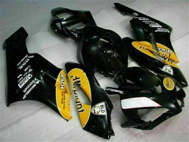Amarelo Preto Carenagem Moto Honda CBR 1000RR 2004-2005