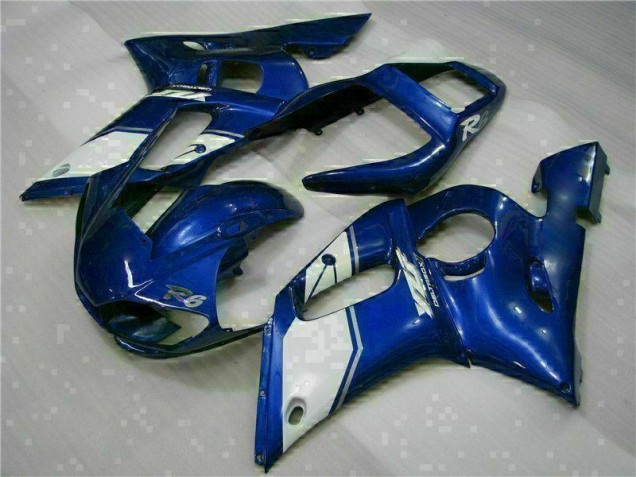 Azul Abs Motocicleta Plástico Yamaha R6 2003-2005 Azul Abs Motocicleta Plástico Yamaha R6 2003-2005