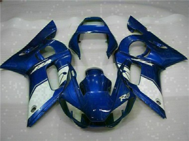 Azul Abs Motocicleta Plástico Yamaha R6 2003-2005