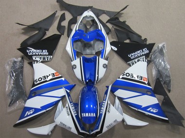 Azul Branco Abs Kits Completos Carenagem Moto Yamaha R1 2009-2011