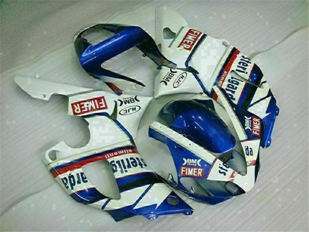 Azul Branco Abs Motocicleta Plástico Yamaha R1 2000-2001 Azul Branco Abs Motocicleta Plástico Yamaha R1 2000-2001