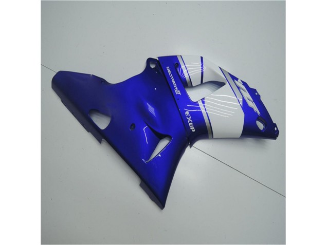 Azul Branco Abs Motocicleta Plásticos Yamaha R1 2002-2003 Azul Branco Abs Motocicleta Plásticos Yamaha R1 2002-2003