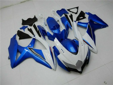 Azul Branco Carroçaria Moto Suzuki GSXR 600 / 750 K8 2008-2010