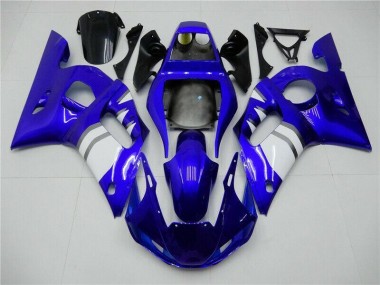 Azul Branco Carroçaria Moto Yamaha R6 1998-2002