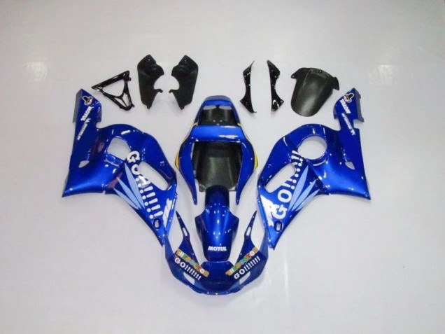 Azul Branco Go Motul Carenagem Moto Yamaha R6 1998-2002 Azul Branco Go Motul Carenagem Moto Yamaha R6 1998-2002