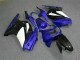 Azul Branco Preto Ninja Abs Moto Plástico Kawasaki EX250 2008-2012 Azul Branco Preto Ninja Abs Moto Plástico Kawasaki EX250 2008-2012