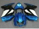 Azul Branco Preto Ninja Abs Moto Plásticos Kawasaki EX250 2008-2012 Azul Branco Preto Ninja Abs Moto Plásticos Kawasaki EX250 2008-2012