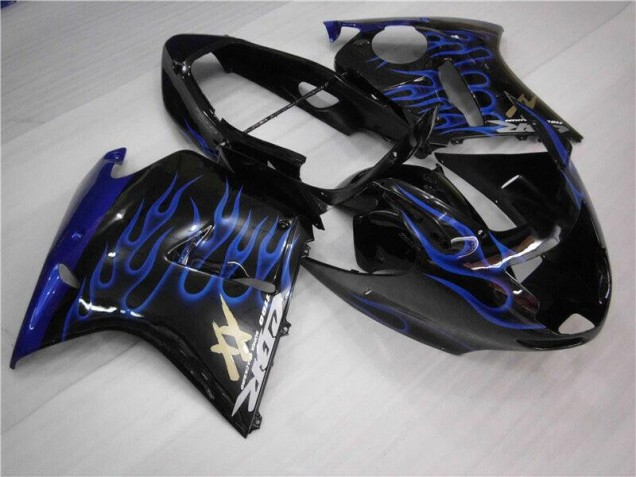 Azul Chama Carenagem Moto Honda CBR 1100 XX 1996-2007
