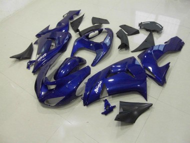 Azul Escuro Carenagem Moto Kawasaki ZX10R 2006-2007