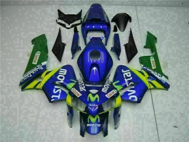 Azul Kit Carenagem Moto Honda CBR 600RR 2005-2006