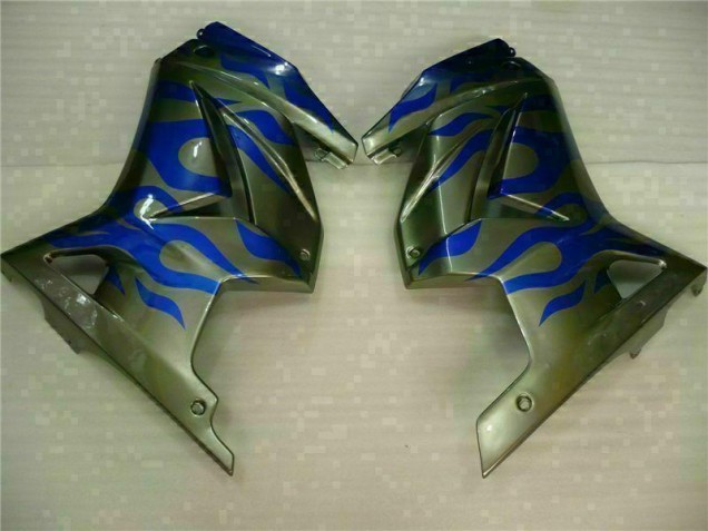Azul Kits Carenagem Moto Kawasaki EX250 2008-2012 Azul Kits Carenagem Moto Kawasaki EX250 2008-2012