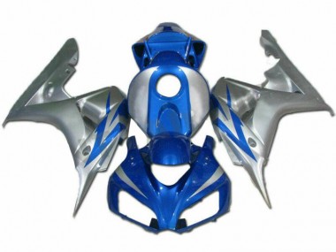 Azul Prata Carenagem Moto Honda CBR 1000RR 2006-2007