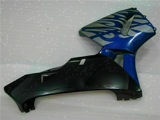 Azul & Prata Chama Carenagem Moto Honda CBR 600RR 2003-2004
