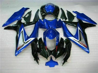 Azul Preto Abs Kit Carenagem & Plásticos Moto Suzuki GSXR 600 / 750 K8 2008-2010