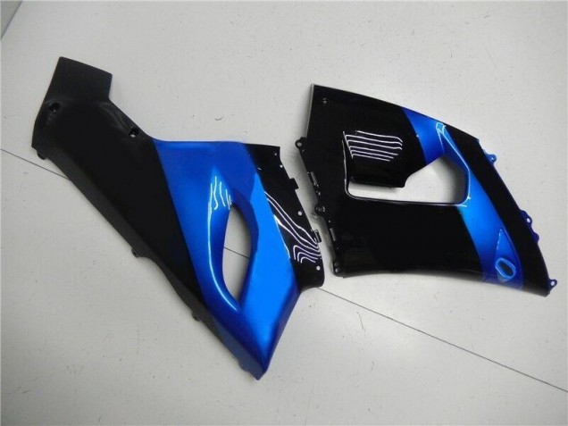 Azul Preto Abs Kits Completos Carenagem Moto Kawasaki ZX6R 2005-2006 Azul Preto Abs Kits Completos Carenagem Moto Kawasaki ZX6R 2005-2006