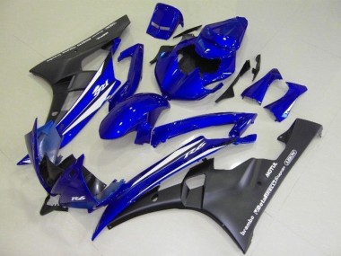 Azul Preto Abs Kits Completos Carenagem Moto Yamaha R6 2006-2007