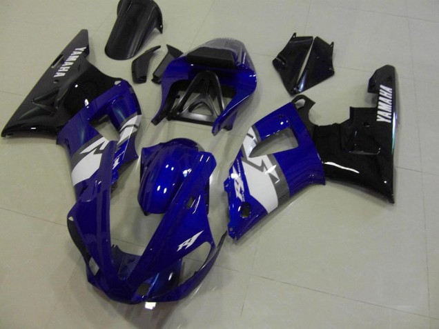 Azul Preto Branco Carroçaria Moto Yamaha R1 2000-2001 Azul Preto Branco Carroçaria Moto Yamaha R1 2000-2001