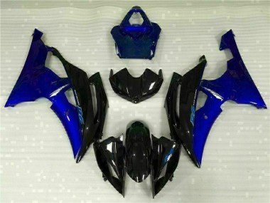 Azul Preto Carroçaria Moto Yamaha R6 2008-2016