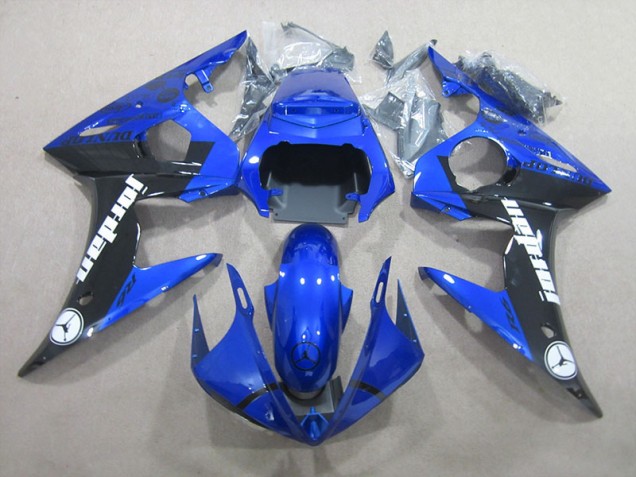 Azul Preto Kits Carenagem Moto Yamaha R6 2003-2005 Azul Preto Kits Carenagem Moto Yamaha R6 2003-2005
