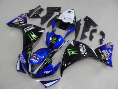Azul Preto Monster Carenagem Moto & Plástico Moto Yamaha R1 2012-2014