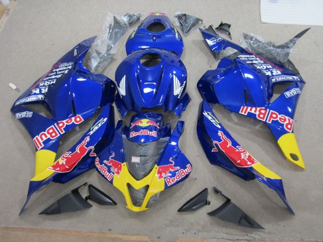 Azul Red Bull Carroçaria Moto Honda CBR 600RR 2009-2012