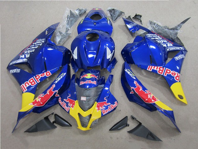 Azul Red Bull Kit Carenagem Moto Honda CBR 600RR 2009-2012