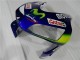 Azul Verde Movistar Castrol Carenagem Moto Honda CBR 600RR 2003-2004 Azul Verde Movistar Castrol Carenagem Moto Honda CBR 600RR 2003-2004