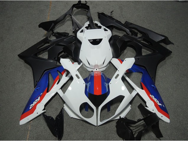 Azul Vermelho Branco Carenagem Moto Honda CBR 600RR 2003-2004 Azul Vermelho Branco Carenagem Moto Honda CBR 600RR 2003-2004