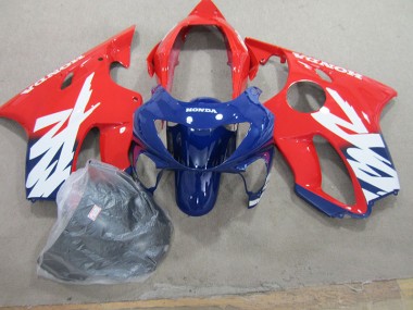 Azul Vermelho Carenagem Moto Honda CBR 600 F4 1999-2000