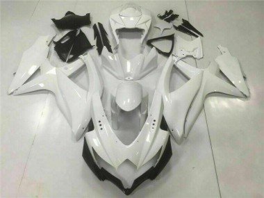 Branco Abs Kits Carenagem Moto Suzuki GSXR 600 / 750 K8 2008-2010
