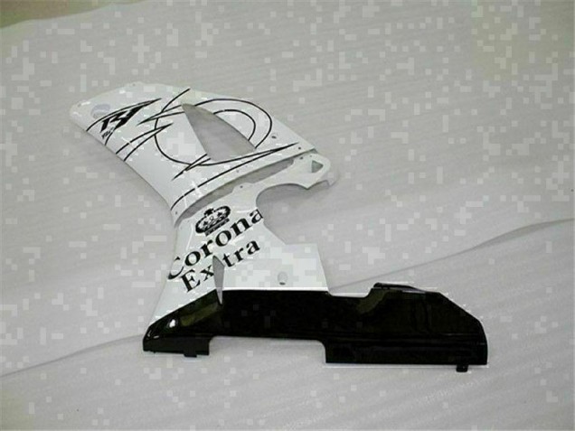Branco Abs Moto Plástico Yamaha R1 2000-2001 Branco Abs Moto Plástico Yamaha R1 2000-2001