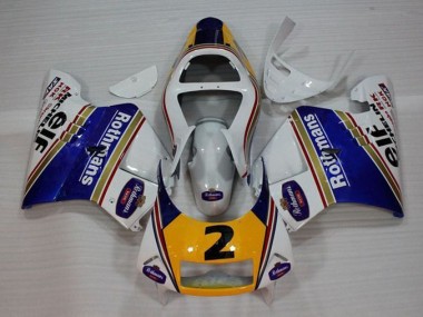 Branco Azul Amarelo Carenagem Moto Honda NSR 250 MC28 P4 1994-1996