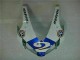 Branco Azul R 2 Carenagem Moto Honda CBR 600RR 2003-2004 Branco Azul R 2 Carenagem Moto Honda CBR 600RR 2003-2004