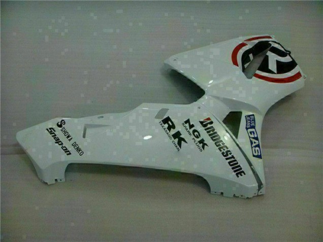 Branco Azul R 2 Carenagem Moto Honda CBR 600RR 2003-2004 Branco Azul R 2 Carenagem Moto Honda CBR 600RR 2003-2004