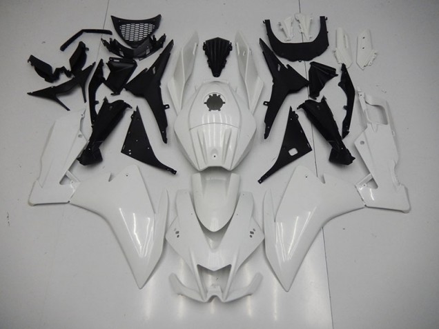 Branco Carenagem Moto Aprilia RSV4 2009-2015 Branco Carenagem Moto Aprilia RSV4 2009-2015