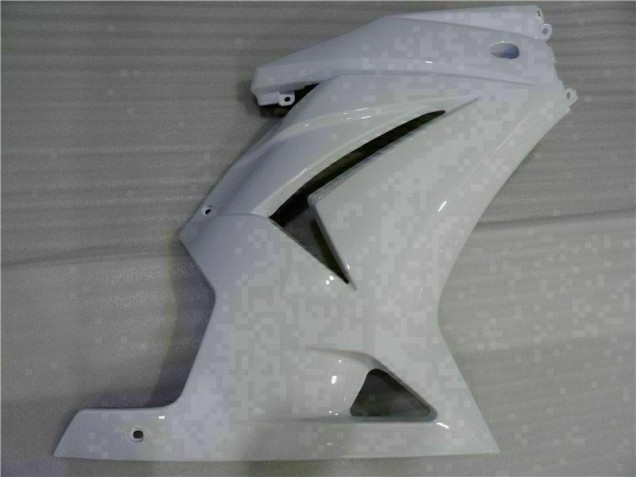 Branco Carenagem Moto Kawasaki EX250 2008-2012 Branco Carenagem Moto Kawasaki EX250 2008-2012