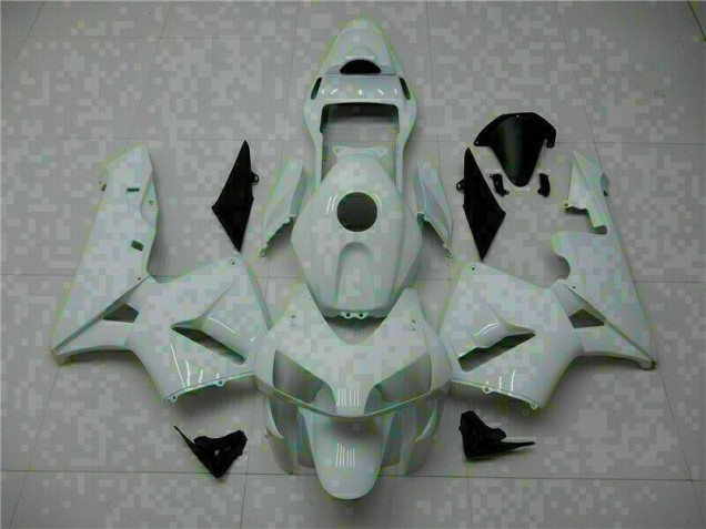 Branco Kit Carenagem Moto Honda CBR 600RR 2003-2004 Branco Kit Carenagem Moto Honda CBR 600RR 2003-2004