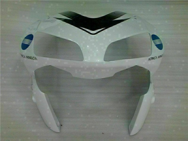 Branco Kit Carenagem Moto Honda CBR 600RR 2003-2004 Branco Kit Carenagem Moto Honda CBR 600RR 2003-2004