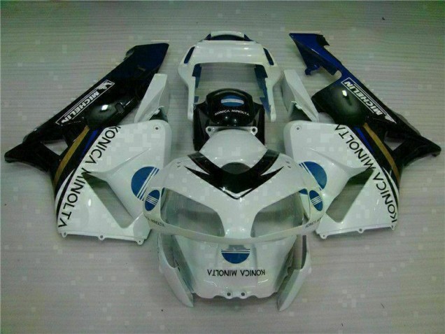 Branco Kit Carenagem Moto Honda CBR 600RR 2003-2004 Branco Kit Carenagem Moto Honda CBR 600RR 2003-2004