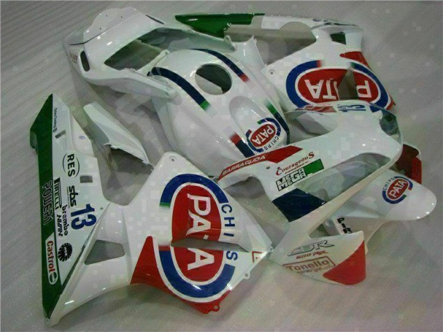 Branco Kits Completo Carenagem Moto Honda CBR 600RR 2003-2004 Branco Kits Completo Carenagem Moto Honda CBR 600RR 2003-2004