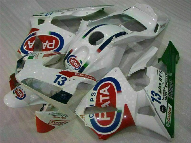 Branco Kits Completo Carenagem Moto Honda CBR 600RR 2003-2004 Branco Kits Completo Carenagem Moto Honda CBR 600RR 2003-2004