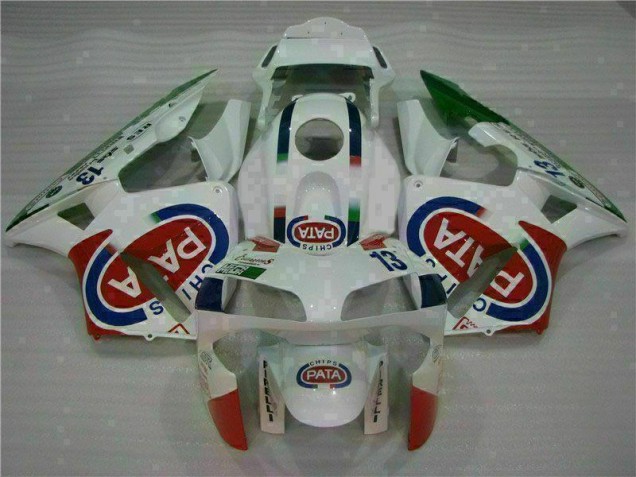 Branco Kits Completo Carenagem Moto Honda CBR 600RR 2003-2004 Branco Kits Completo Carenagem Moto Honda CBR 600RR 2003-2004