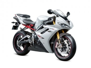 Branco Pérola Preto Carenagem Moto Triumph Daytona 675 Triple 2009-2012