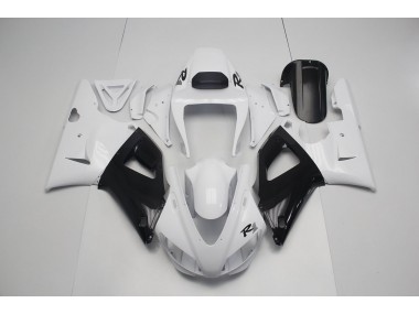 Branco Pérola Preto Carenagem Moto Yamaha R1 1998-1999