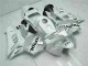 Branco Prata Repsol Carenagem Moto Honda CBR 600RR 2003-2004 Branco Prata Repsol Carenagem Moto Honda CBR 600RR 2003-2004