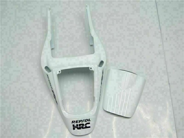 Branco Prata Repsol Carenagem Moto Honda CBR 600RR 2003-2004 Branco Prata Repsol Carenagem Moto Honda CBR 600RR 2003-2004
